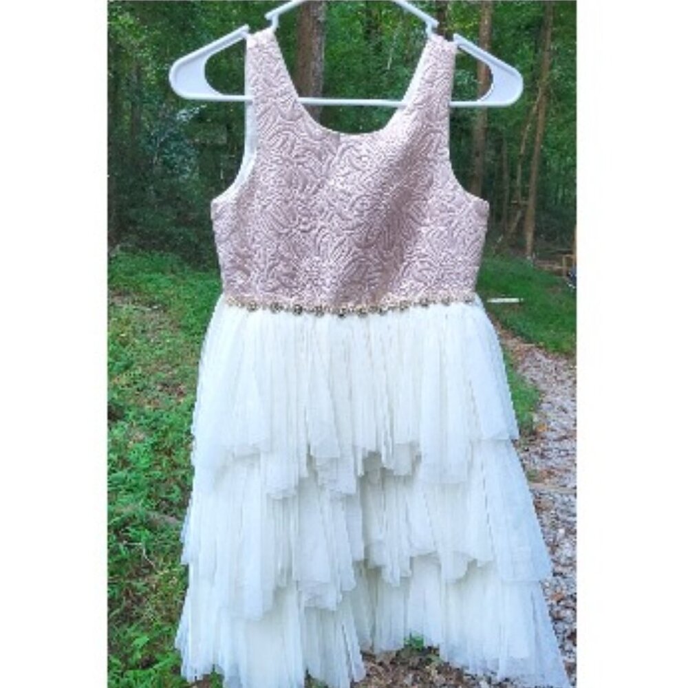 Couture Princess Special Occasion Flower Girl Easter Dress Size 10 Girls